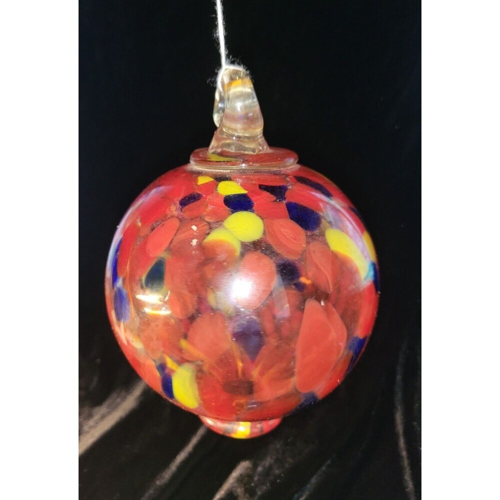 Artful Splatter Art Glass Wasp Trap Catcher Glass Ball